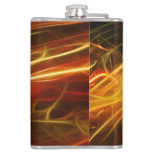 Abstraktes Design-Banner Flachmann (Rückseite)