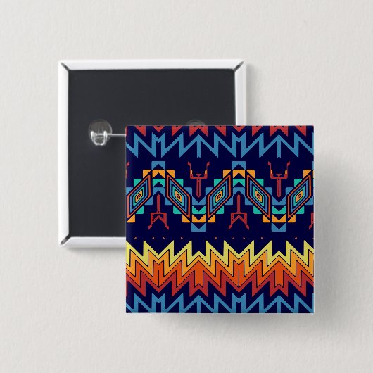 Abstraktes Design Button (Vorne & Hinten)