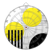 Abstraktes Design Dartscheibe (vorne)
