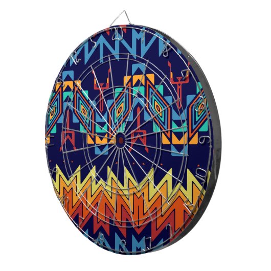 Abstraktes Design Dartscheibe (Vorderseite rechts)