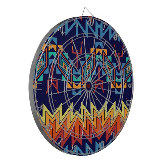 Abstraktes Design Dartscheibe (Vorderseite Links)