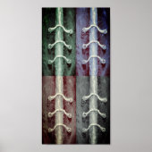 Abstraktes Design der Farben für den industriellen Poster (Vorne)