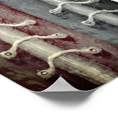 Abstraktes Design der Farben für den industriellen Poster (Ecke)