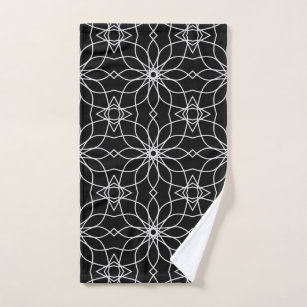 Abstraktes Design der islamischen Kunstgeometrie Handtuch