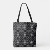 Abstraktes Design der islamischen Kunstgeometrie Tasche (Rückseite)