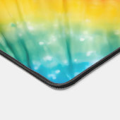 Abstraktes Design der Regenbogenfarben Schreibtischunterlage (Ecke)