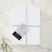 Abstraktes Design der Spinnwebhand Geschenkanhänger (Mit Garn)