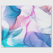 Abstraktes Design der Wasserfarben Geschenkpapier (Flach)