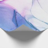 Abstraktes Design der Wasserfarben Geschenkpapier (Ecke)