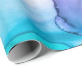 Abstraktes Design der Wasserfarben Geschenkpapier (Rolleneckpunkt)