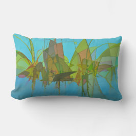 Abstraktes Design des Pillow-Sumpfs Lendenkissen