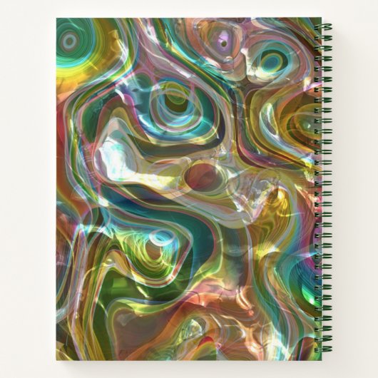 Abstraktes Design-Design Notizblock (Rückseite)