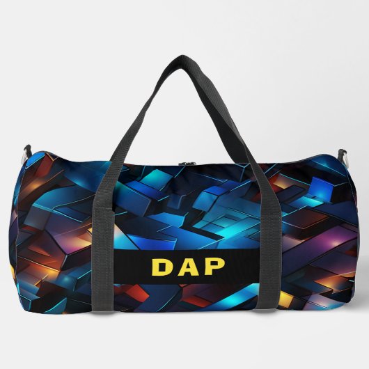Abstraktes Design-Duffel-Tasche Duffle Bag (Vorderseite)