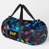 Abstraktes Design-Duffel-Tasche Duffle Bag (Rechte Ecke)
