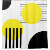 Abstraktes Design Duschvorhang (Vorderseite)