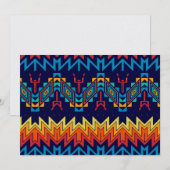 Abstraktes Design Einladung (Vorne/Hinten)