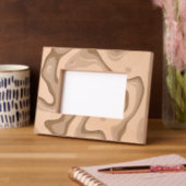Abstraktes Design Etched Picture Frame Geätzte Rahmen (Links)