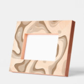 Abstraktes Design Etched Picture Frame Geätzte Rahmen (Links)