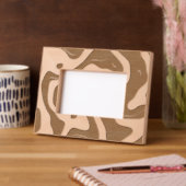 Abstraktes Design Etched Picture Frame Geätzte Rahmen (Links)