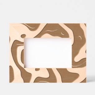 Abstraktes Design Etched Picture Frame Geätzte Rahmen
