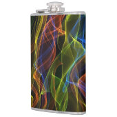 Abstraktes Design Flachmann (Links)