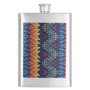 Abstraktes Design Flachmann