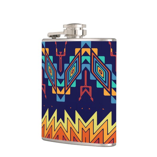 Abstraktes Design Flachmann (Links)