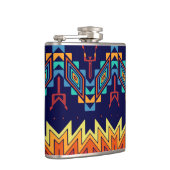 Abstraktes Design Flachmann (Rechts)