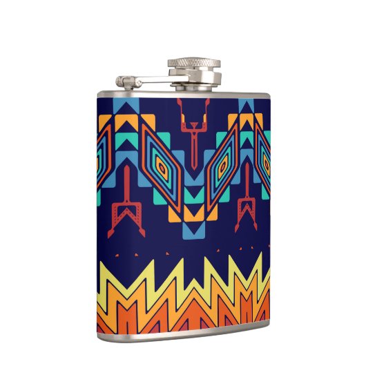 Abstraktes Design Flachmann (Rechts)