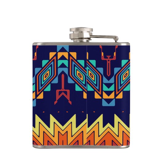 Abstraktes Design Flachmann (Rückseite)