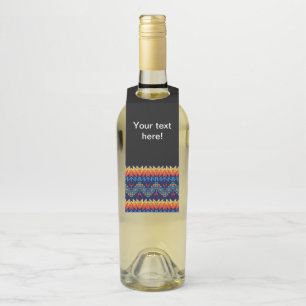 Abstraktes Design Flaschenanhänger