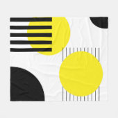 Abstraktes Design Fleecedecke (Vorderseite (Horizontal))