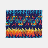 Abstraktes Design Fleecedecke (Vorderseite (Horizontal))