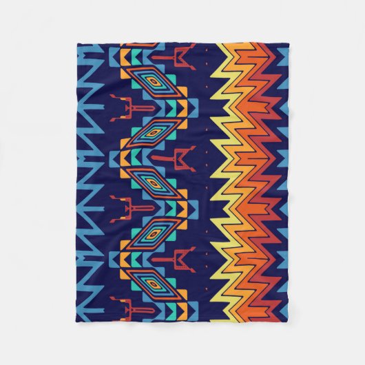Abstraktes Design Fleecedecke (Vorderseite)