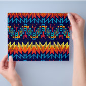 Abstraktes Design Flyer (Hand)