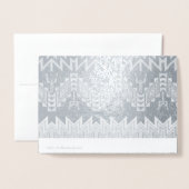 Abstraktes Design Folienkarte (Rückseite mit Umschlag)