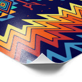 Abstraktes Design Fotodruck (Ecke)