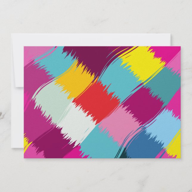 Abstraktes Design für Pinselstriche (Vorderseite)