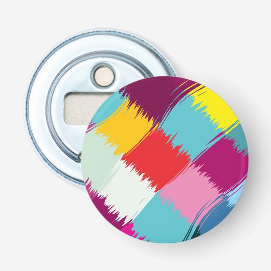 Abstraktes Design für Pinselstriche Flaschenöffner (Vorderseite)