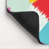 Abstraktes Design für Pinselstriche Mousepad (Ecke)