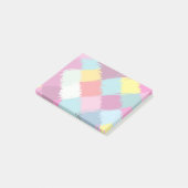 Abstraktes Design für Pinselstriche Post-it Klebezettel (angewinkelt)
