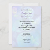 Abstraktes Design für surreales Fraktal Einladung (Rückseite)