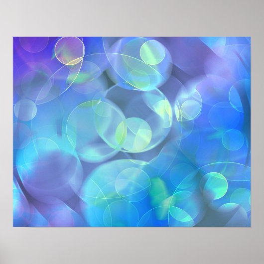 Abstraktes Design für surreales Fraktal Poster (Vorne)