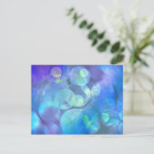 Abstraktes Design für surreales Fraktal Postkarte (Stehend Vorderseite)