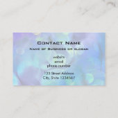 Abstraktes Design für surreales Fraktal Visitenkarte (Rückseite)