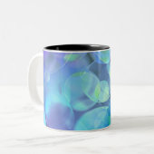 Abstraktes Design für surreales Fraktal Zweifarbige Tasse (Vorderseite Links)