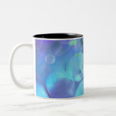 Abstraktes Design für surreales Fraktal Zweifarbige Tasse (Links)