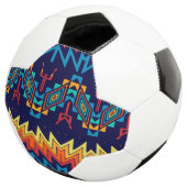 Abstraktes Design Fußball (Dreiviertel)