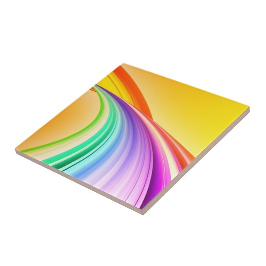 Abstraktes Design-Gelb-Orange-Hintergrundbanner Fliese (Seite)