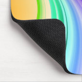 Abstraktes Design-Gelb-Orange-Hintergrundbanner Mousepad (Ecke)